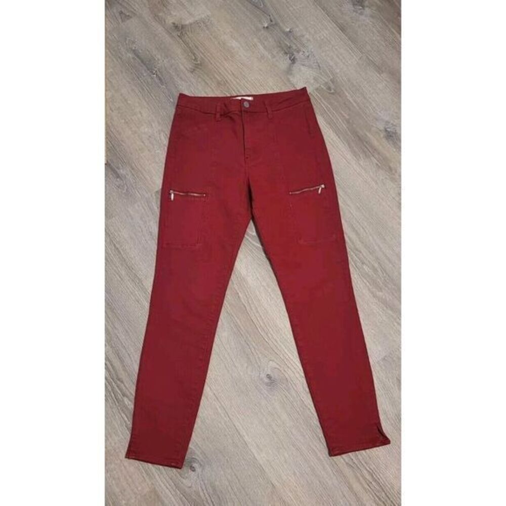 Articles Of Society Women's Carolina Skinny Cornell‎ Red Pants Size 27